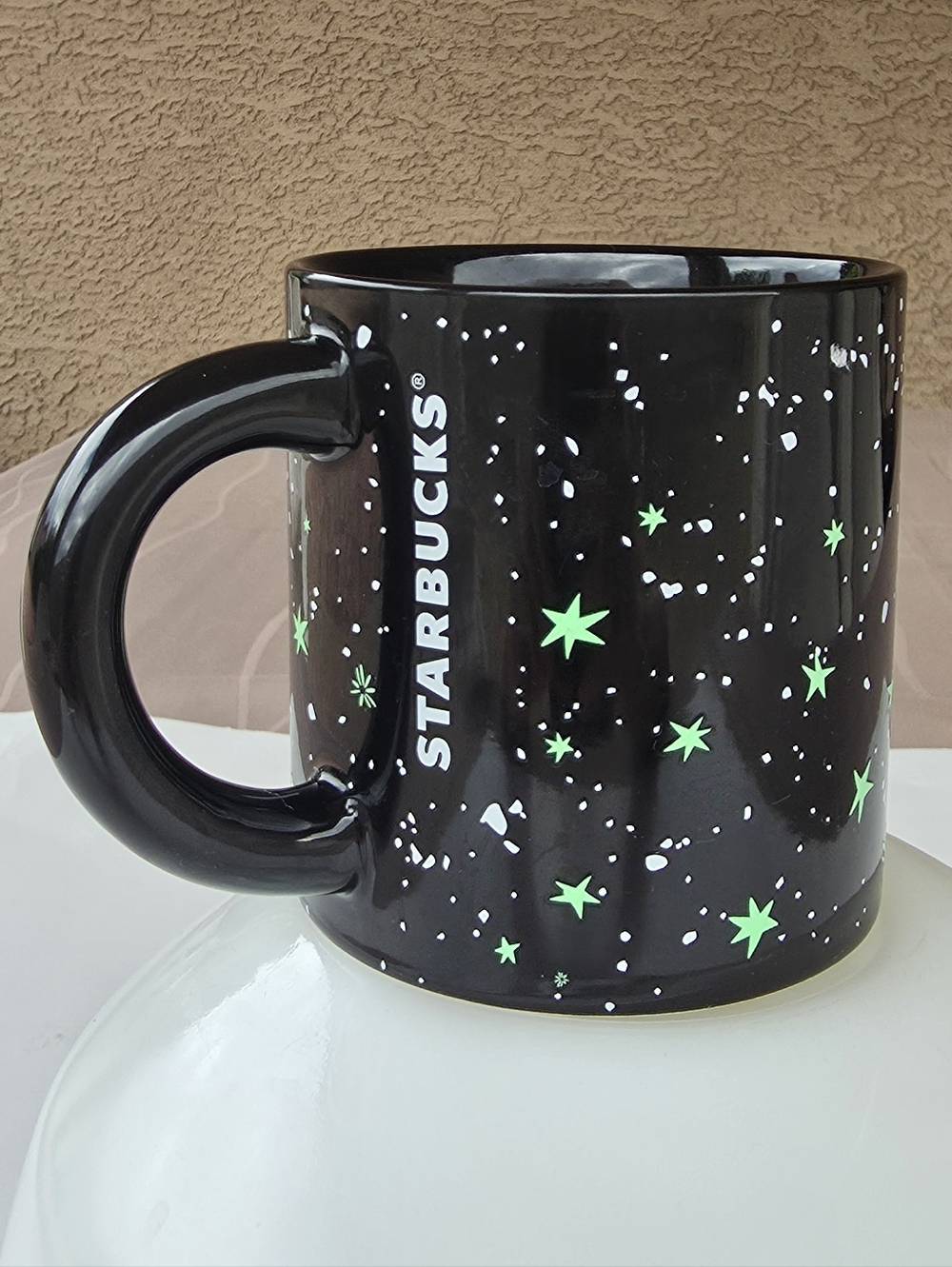 Starbucks Fall 2022 Halloween ‘Night Sky Glow in the Dark’ Ceramic Mug Cup NWOT